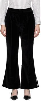 Ernest W. Baker Black Flared Lounge Pants