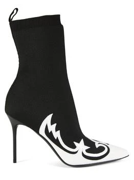 Balmain | ​Skye 100MM Knit Ankle Boots