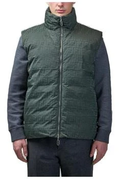 Fendi | Fendi FF Jacquard Reversible Puffer Gilet