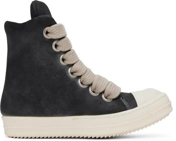 Rick Owens | Black Porterville Jumbolaced Padded Sneakers