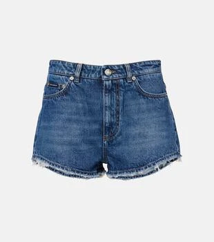 Dolce 
Gabbana | Frayed denim shorts