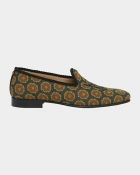 Valentino | Men
s Les Alcovettes Jacquard Loafers