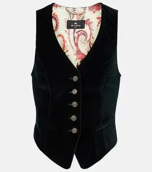 ETRO | Cotton velvet vest