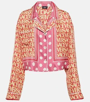 Versace | Logo silk shirt