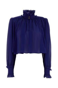 Chloé | Chloé Maxi Gathered High-Neck Top