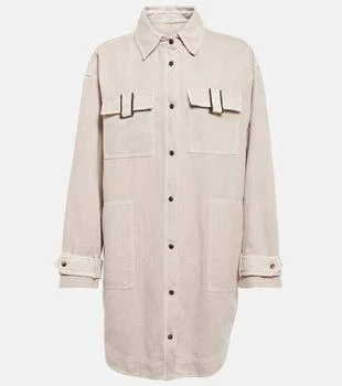 Brunello Cucinelli | Cotton and linen overshirt