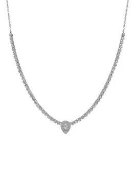 Saks Fifth Avenue | 14K White Gold & 1.28 TCW Diamond Necklace