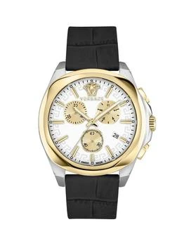 Versace | Stainless Steel
Leather Strap ChronographWatch/40MM