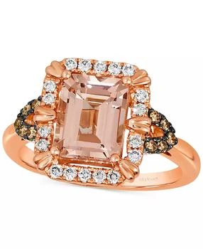 Le Vian | Peach Morganite (1-3/4 ct. t.w.) 
Diamond (1/3 ct. t.w.) in 14k Rose Gold