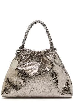 Stella McCartney | Falabella mini drawstring metallic faux-leather cross-body bag