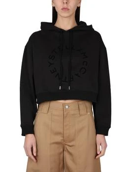 Stella McCartney | Stella McCartney Drawstring Cropped Hoodie