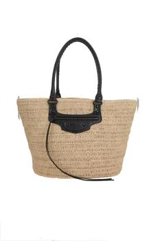 Balenciaga | Balenciaga Le City Medium Raffia Basket Bag