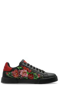 Dolce & Gabbana | Dolce & Gabbana Floral Printed Low-Top Sneakers