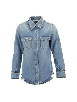 Chloé | Chloé Frayed Edge Denim Shirt