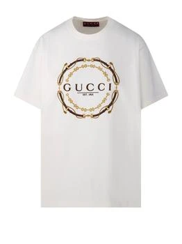 Gucci | Gucci Logo Printed Crewneck T-Shirt