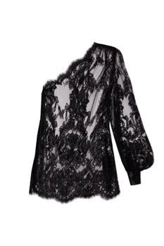 Dolce & Gabbana | Dolce & Gabbana Chantilly Lace One-Shoulder Blouse