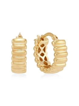 Saks Fifth Avenue | 14K Yellow Gold Wavy Earrings
