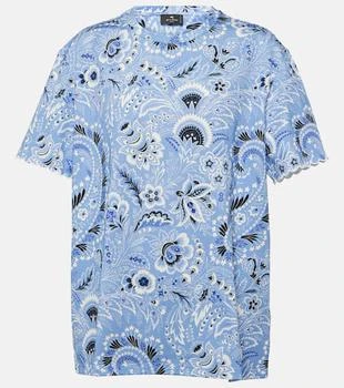 ETRO | Printed cotton jersey T-shirt
