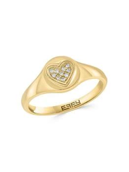 Effy | 14K Yellow Gold
0.04 TCW Diamond Ring