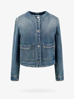 Givenchy | Denim jacket with metal 4g chain