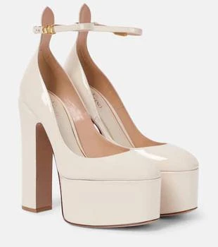 Valentino | Tan-Go patent leather platform pumps