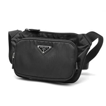 Prada | Nylon Leather Shoulder Bag Sling Bag (Pre-Owned)