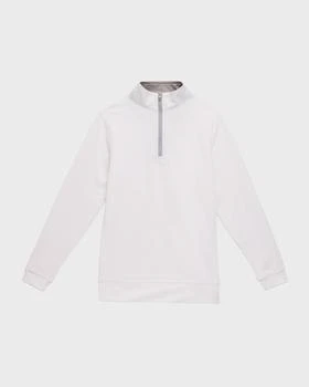 Stretch Terry Quarter Zip Popover, Youth