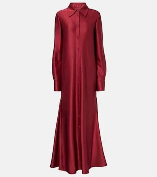 Jil Sander | Satin shirt dress