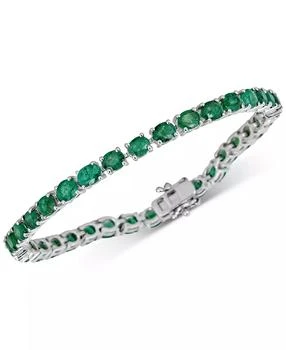 Macy
s | Emerald Tennis Bracelet (17 ct. t.w.) in Sterling Silver(Also Available in Sapphire)