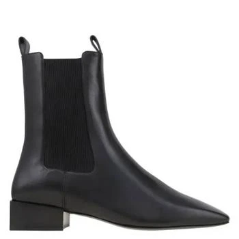 Salvatore Ferragamo | Ferragamo Clementa Leather Chelsea Boots, Size 6 D