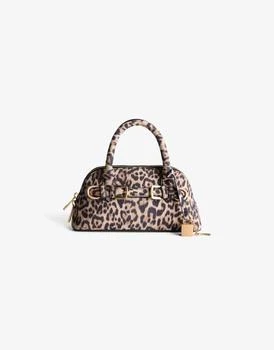 Bershka Faux leather mini bag in brown