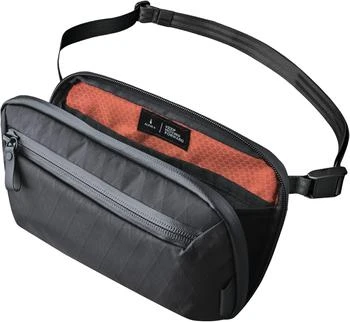 ALPAKA ALPAKA Elements Tech Case Mini - Compact Electronics Organizer, Small Cable Bag for Chargers and Earbuds, Phone Pouch, Travel Accessory Case, Crossbody Sling, Black X-Pac VX42