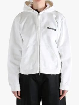 Balenciaga | Balenciaga DIY Balenciaga Back Regular Fit Zip-Up Hoodie