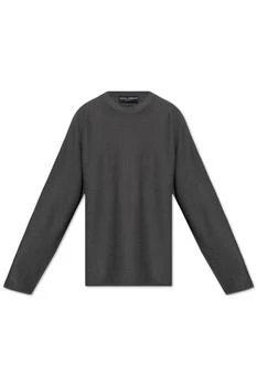 Dolce & Gabbana | Dolce & Gabbana Logo Patch Crewneck Jumper