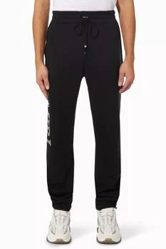 AMIRI | Leopard Applique Sweatpants In Black