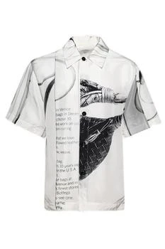 Bottega Veneta | Bottega Veneta Graphic Printed Short Sleeved Shirt