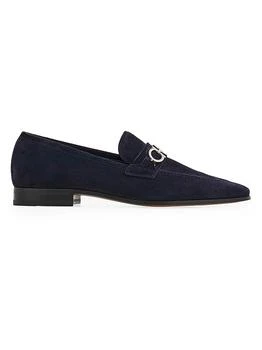 Salvatore Ferragamo | Balty Gancini Suede Loafers