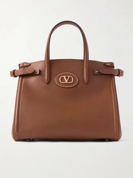 Valentino | Antibes Small Leather Tote - Camel
