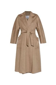 Max Mara | Max Mara Ludmilla Belted Long-Sleeved Coat