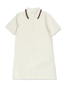 Gucci | Gucci Kids Embroidered Short-Sleeved Polo Dress