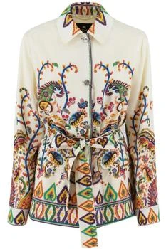 ETRO | Etro Paisley Printed Belted Jacket