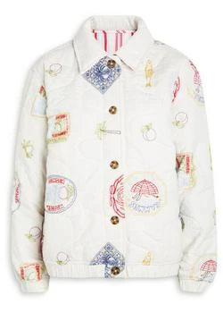 Claudia embroidered cotton bomber jacket