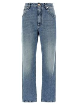 Brunello Cucinelli | Brunello Cucinelli Logo Patch Straight Leg Jeans