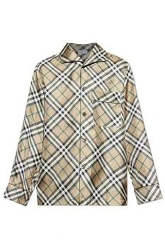 Burberry | Burberry Checked Button-Up Pyjama Shirt