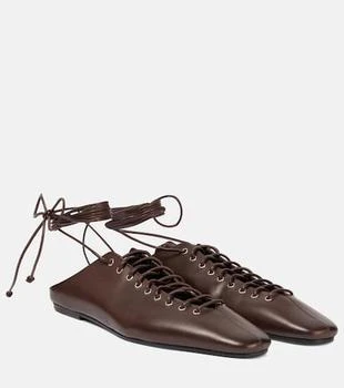 Dries Van Noten | Leather lace-up flats