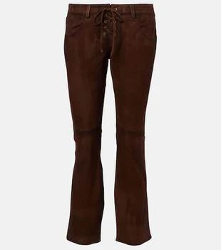 Isabel Marant | Vanel low-rise suede lace-up pants