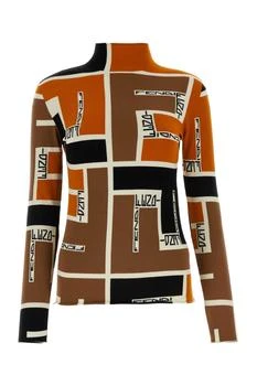 Fendi | Fendi High-Neck Printed Jumper
