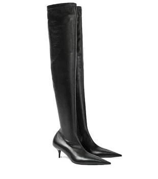 Balenciaga | Avenue leather over-the-knee boots