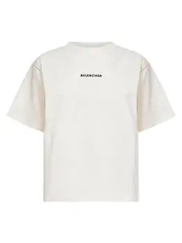 Balenciaga | Balenciaga Logo Back Jersey T-Shirt