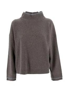 Brunello Cucinelli | Brunello Cucinelli High Neck Knitted Jumper